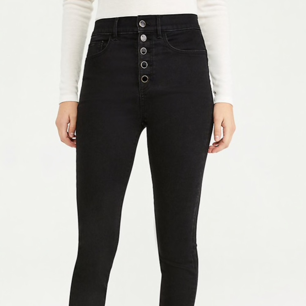 NWT Sculpt High Rise Skinny Jeans curvy sz8 black